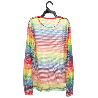 Festival Chemise en résille arc-en-ciel (M/L) myfestival 
