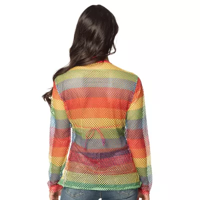 Festival Chemise en résille arc-en-ciel (M/L) myfestival 