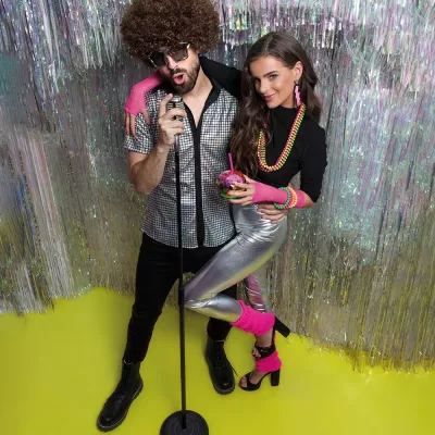 Festival Legging Glance argent (M stretch) myfestival 