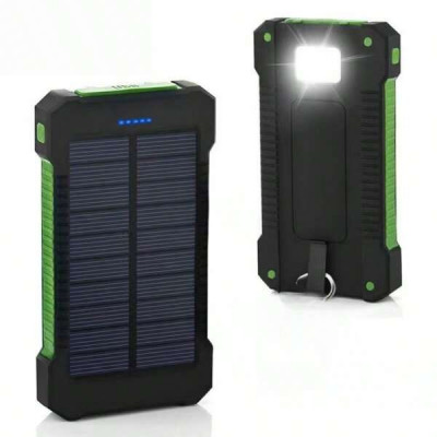 Festival Lampe torche et chargeur de poche avec alimentation solaire étanche 20 000 mAh myfestival 