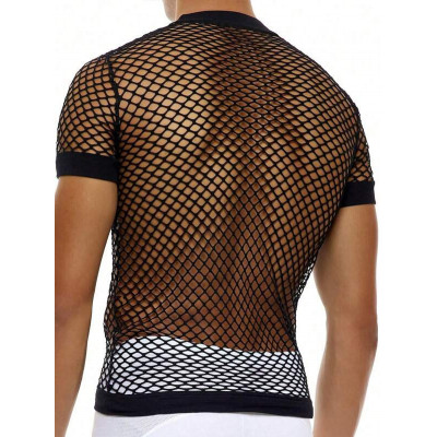 Festival T-shirt Homme en résille transparent myfestival 